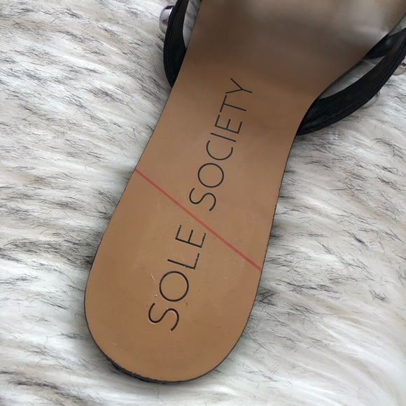 Sole Society Emmalyn Stud Thong Sandals Slides - Picture 15 of 16